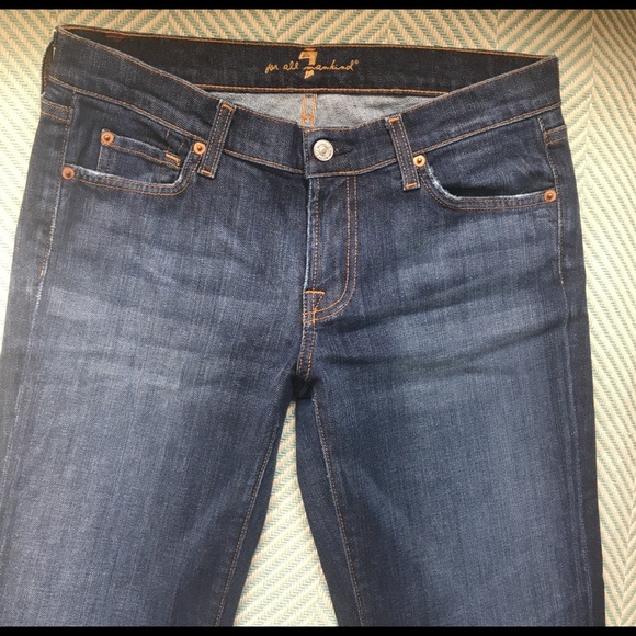 7 For All Mankind Long Legs Bootcut Denim Jeans - Picture 2 of 8